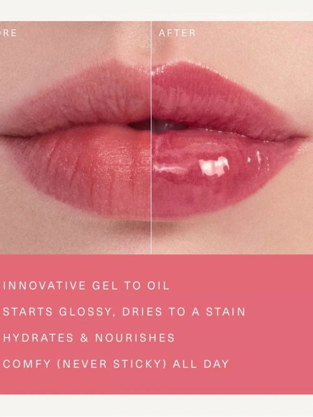 Rare Beauty AFFECTION tinted lip oil - Deep Berry Matte